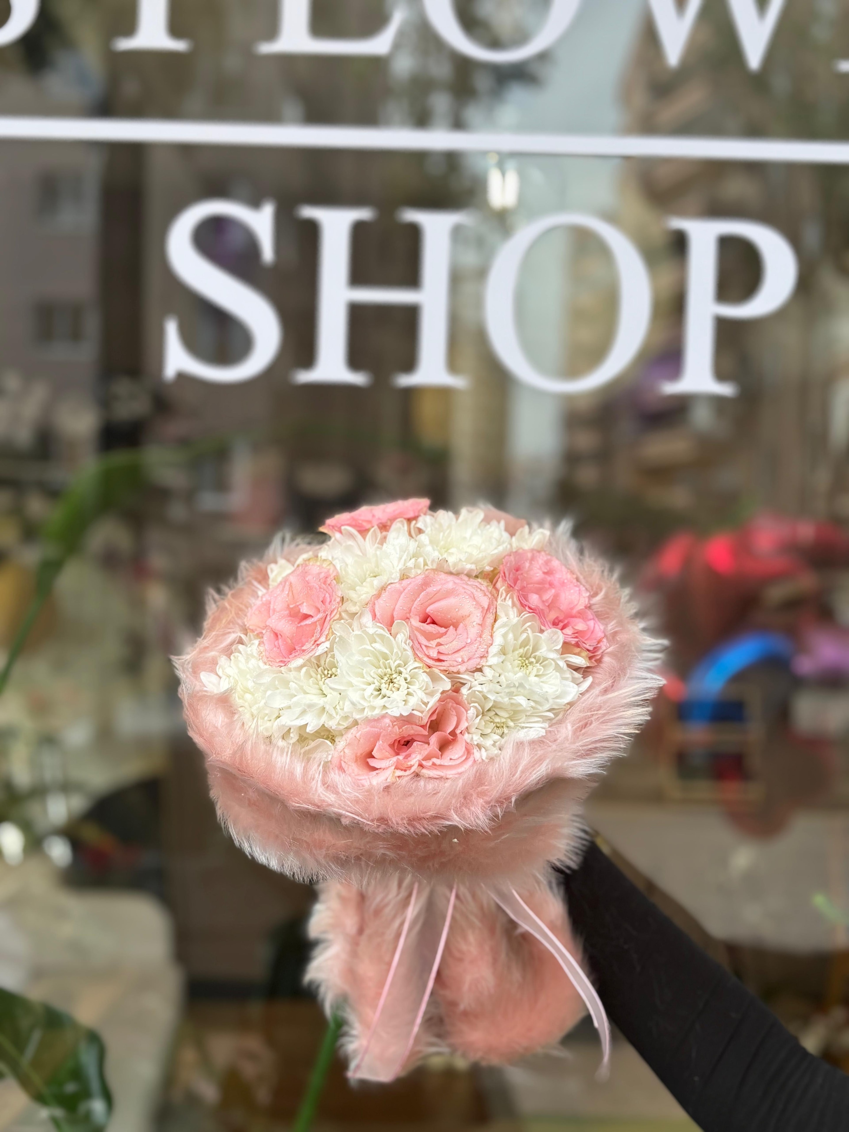 Pembe Peluş Buket